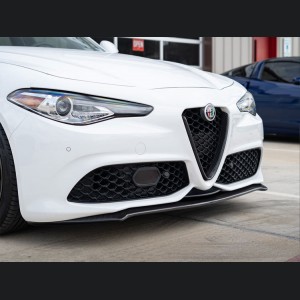 Alfa Romeo Giulia Front Spoiler - Carbon Fiber - Italia Style - Stile Italia - Sport/ Ti/ Veloce - V3